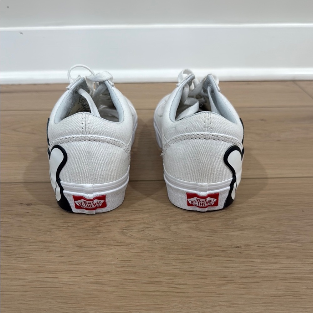 Vans White Sneakers with Disney Mickey Mouse Hands - Picture 3 of 5
